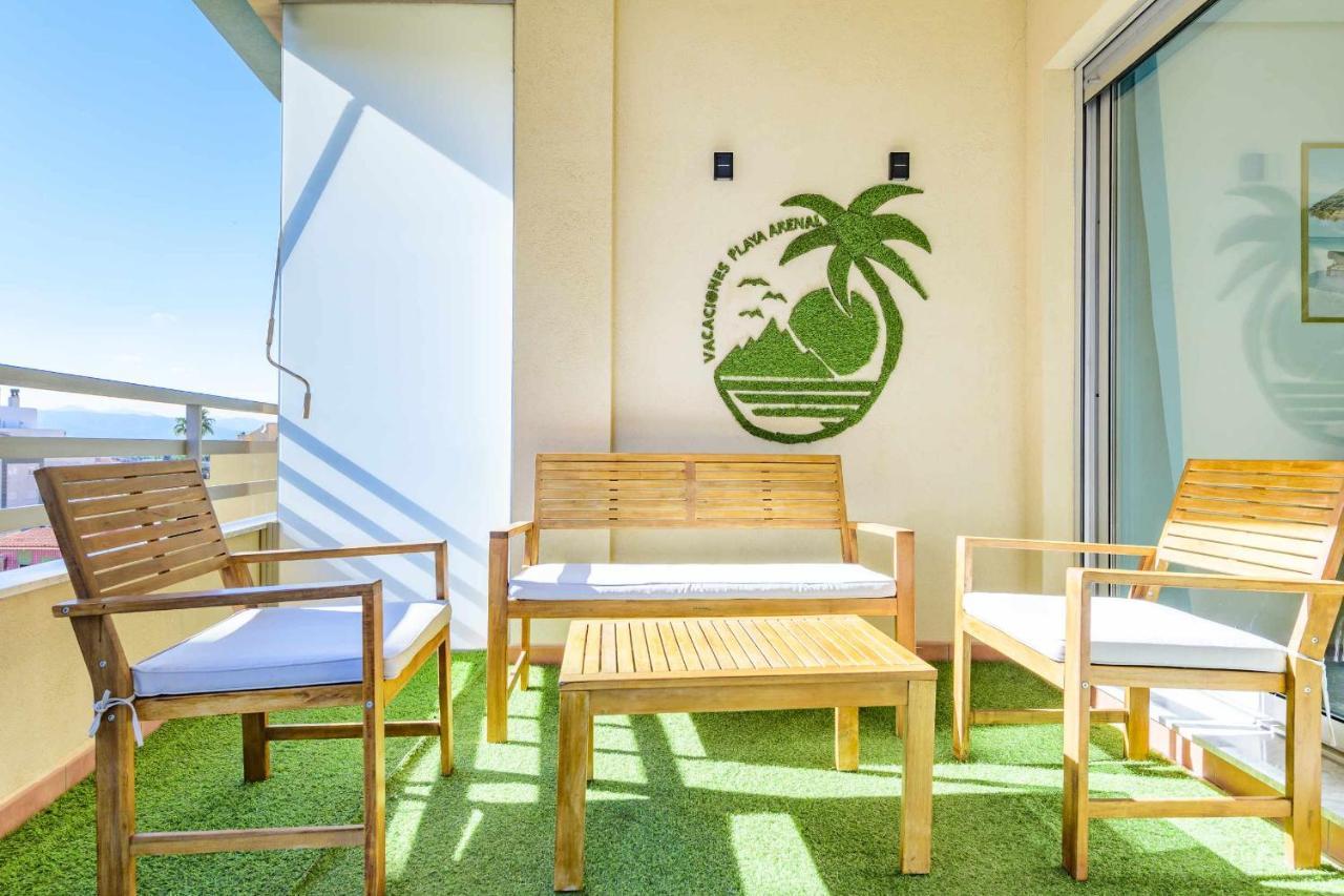 Apart Port Arenal Con Terraza Y Piscina Burriana Exterior foto